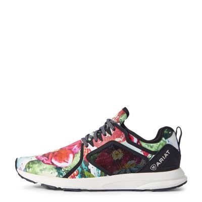 Ariat Fuse - Sneakers Bloemen / Zwart Dames - 29717-582